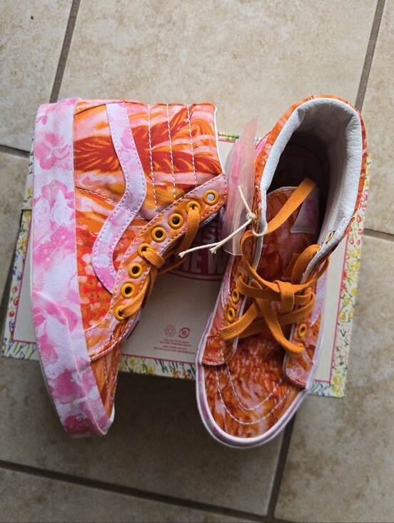 Vans Shoes - Vans Sk8 Hi Dx Women Size 5 Collina Strada Swirl Multicolor Canvas 062026